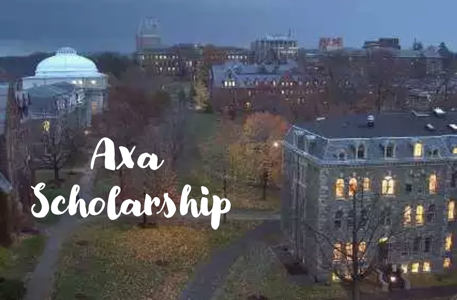 Axa Achievement Scholarsship